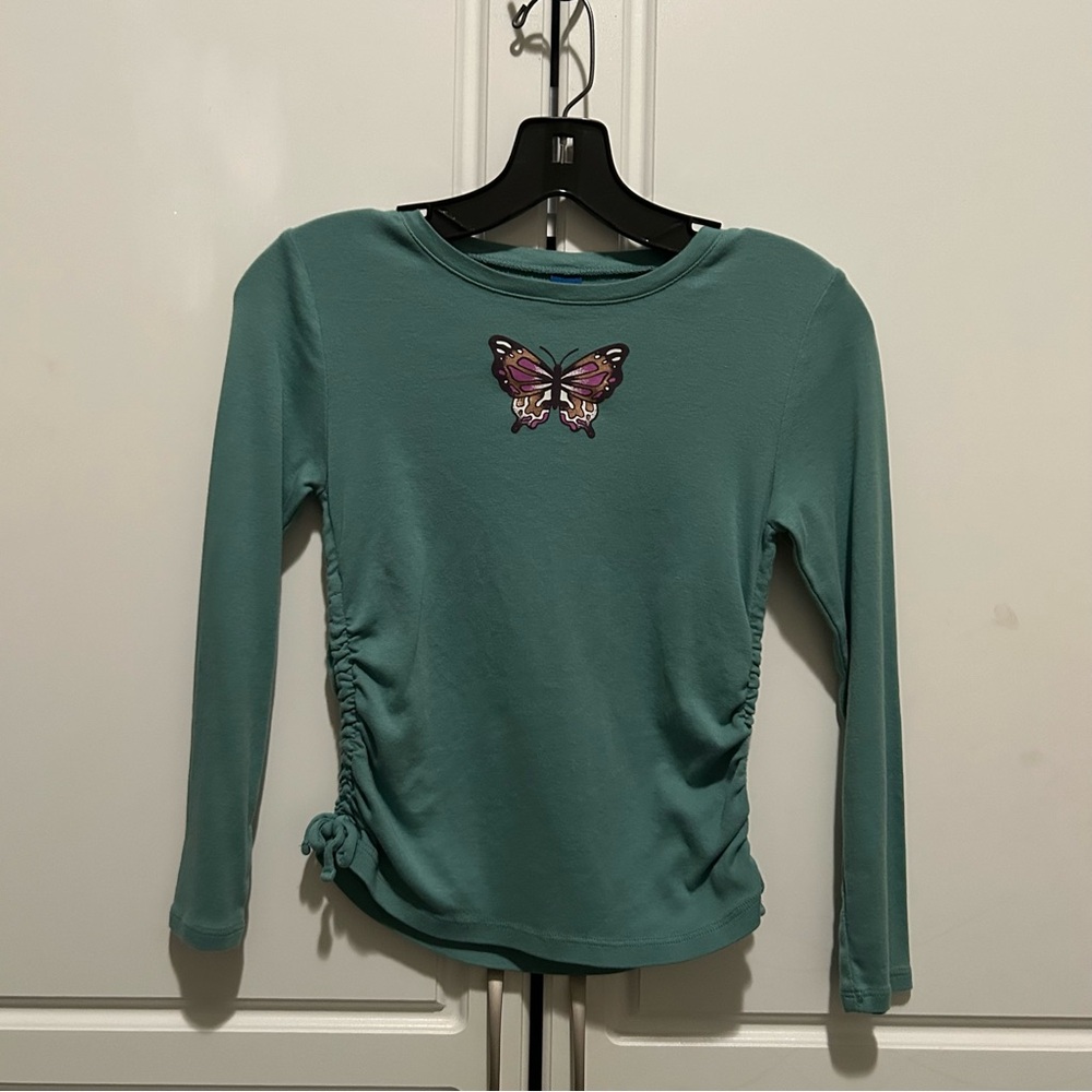 Old Navy Sea Green Long Sleeve Top